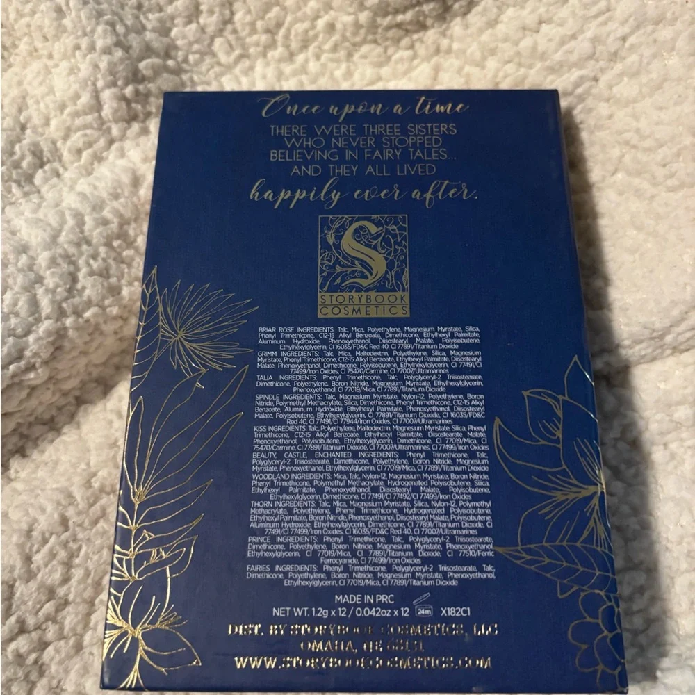 Storybook Cosmetics Little Briar Rose eyeshadow palette NEW